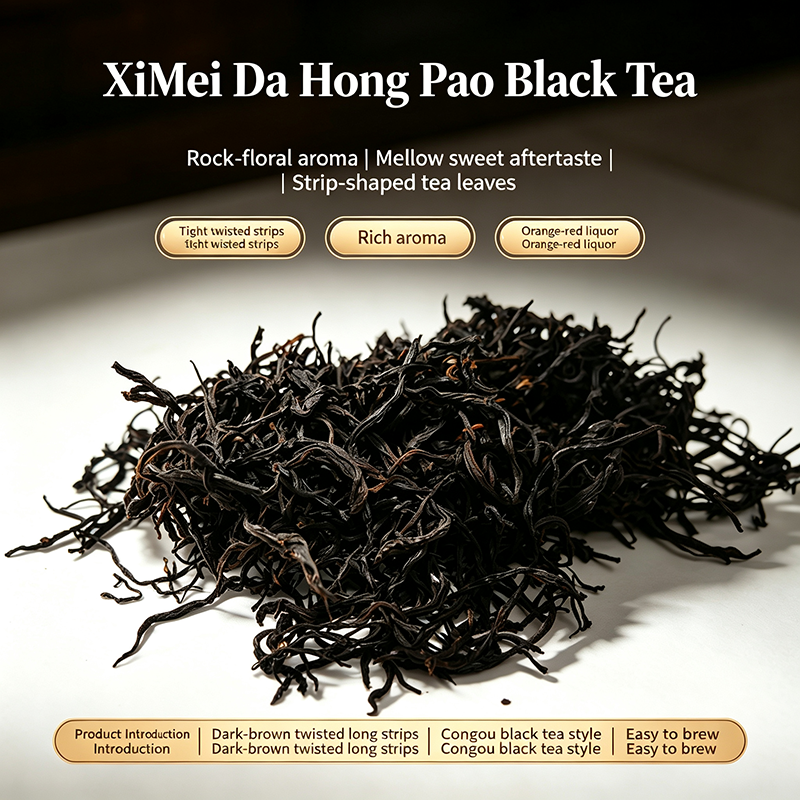 The dark brown, curled leaves are uniform and elegant; the tea offers a rich, mellow honey aroma and a sweet, smooth liquor free from bitterness or astringency, delivering an excellent flavor profile when served hot. OEM/ODM customization is available for 5g individual stick packs and pyramid tea bags, backed by a stable supply of raw material from high-altitude tea gardens.