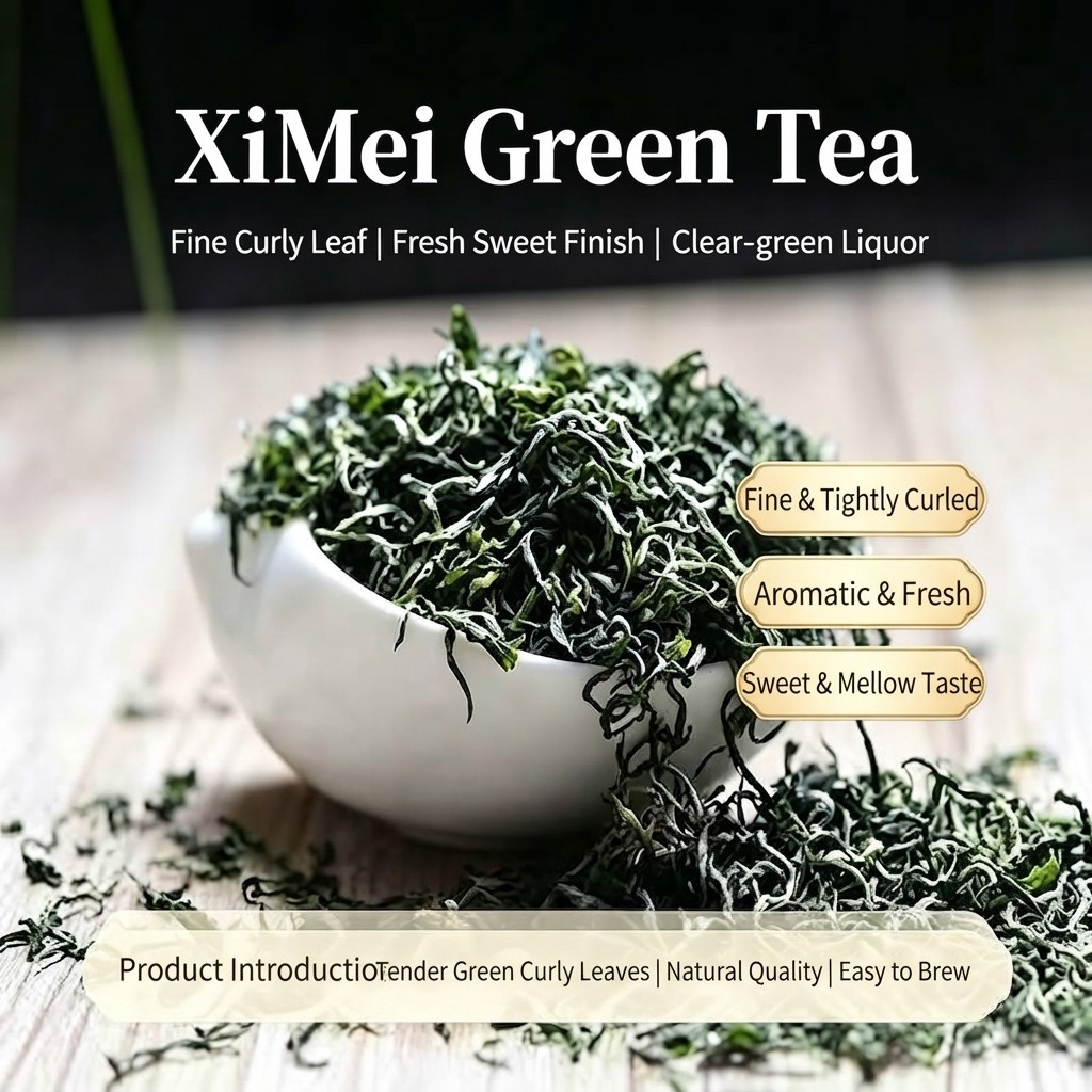 Features tender, uniform, and well-shaped tea strands with a fresh, sweet aroma of beans and fruit. The liquor is clear and bright, offering a mellow, sweet taste that promotes saliva production and quenches thirst. With minimal bitterness or astringency, it is ideal for daily consumption as a hot beverage. OEM/ODM services are available for 5g stick packs and pyramid tea bags, backed by a stable supply of high-altitude, eco-friendly raw materials.